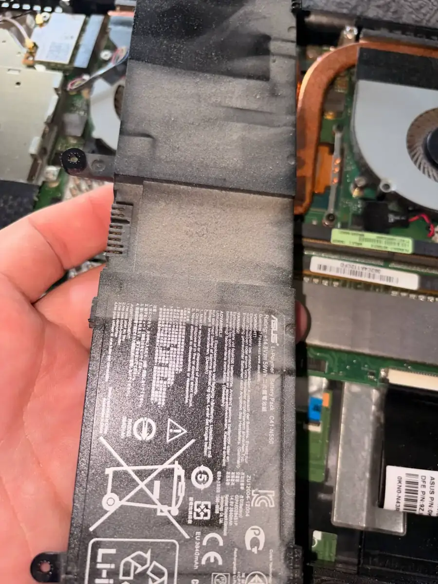 Акумулятор ASUS C41-N550, знятий з ноутбука