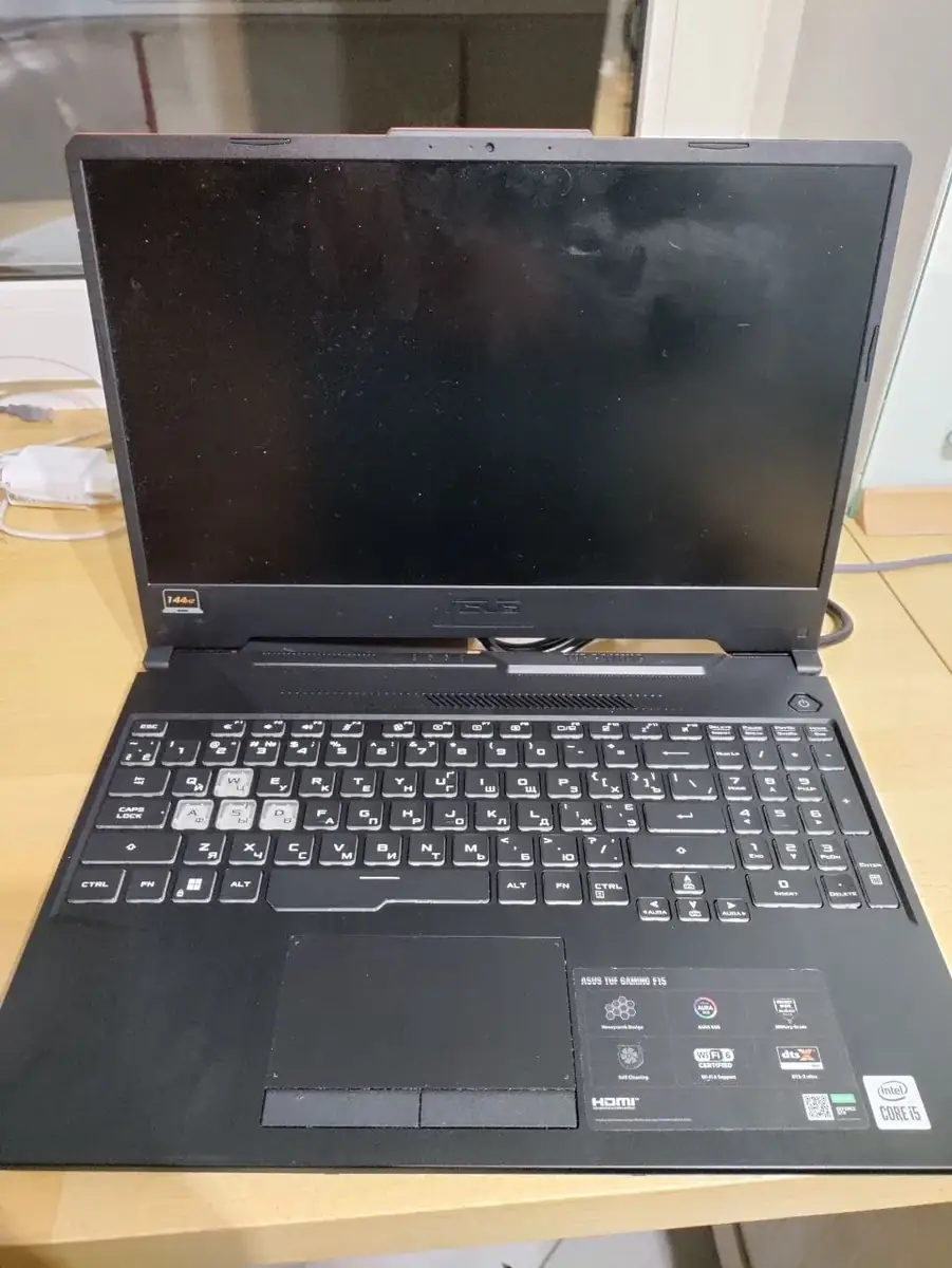 Ремонт ASUS F15: ноутбук вимикався під навантаженням — Оболонський район, Київ