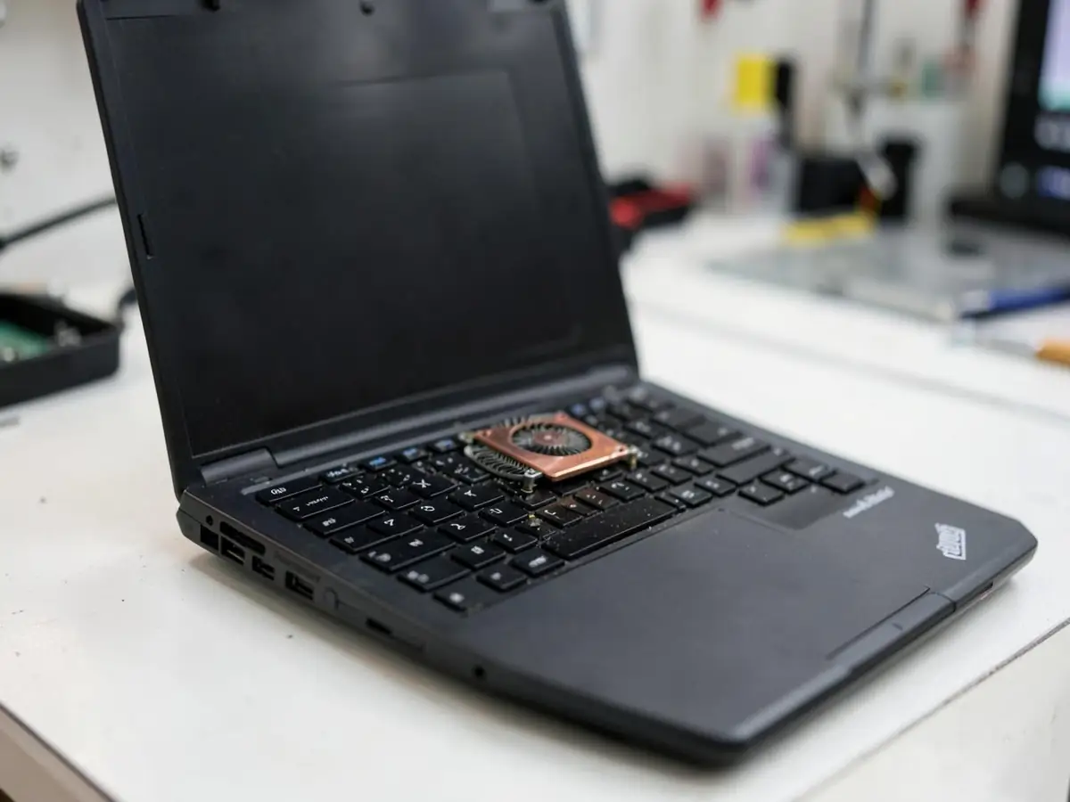 До ремонту: Lenovo IdeaPad 3 15 — ноутбук lenovo ideapad перегрівається і шумить — чистка і заміна термопасти, Київ