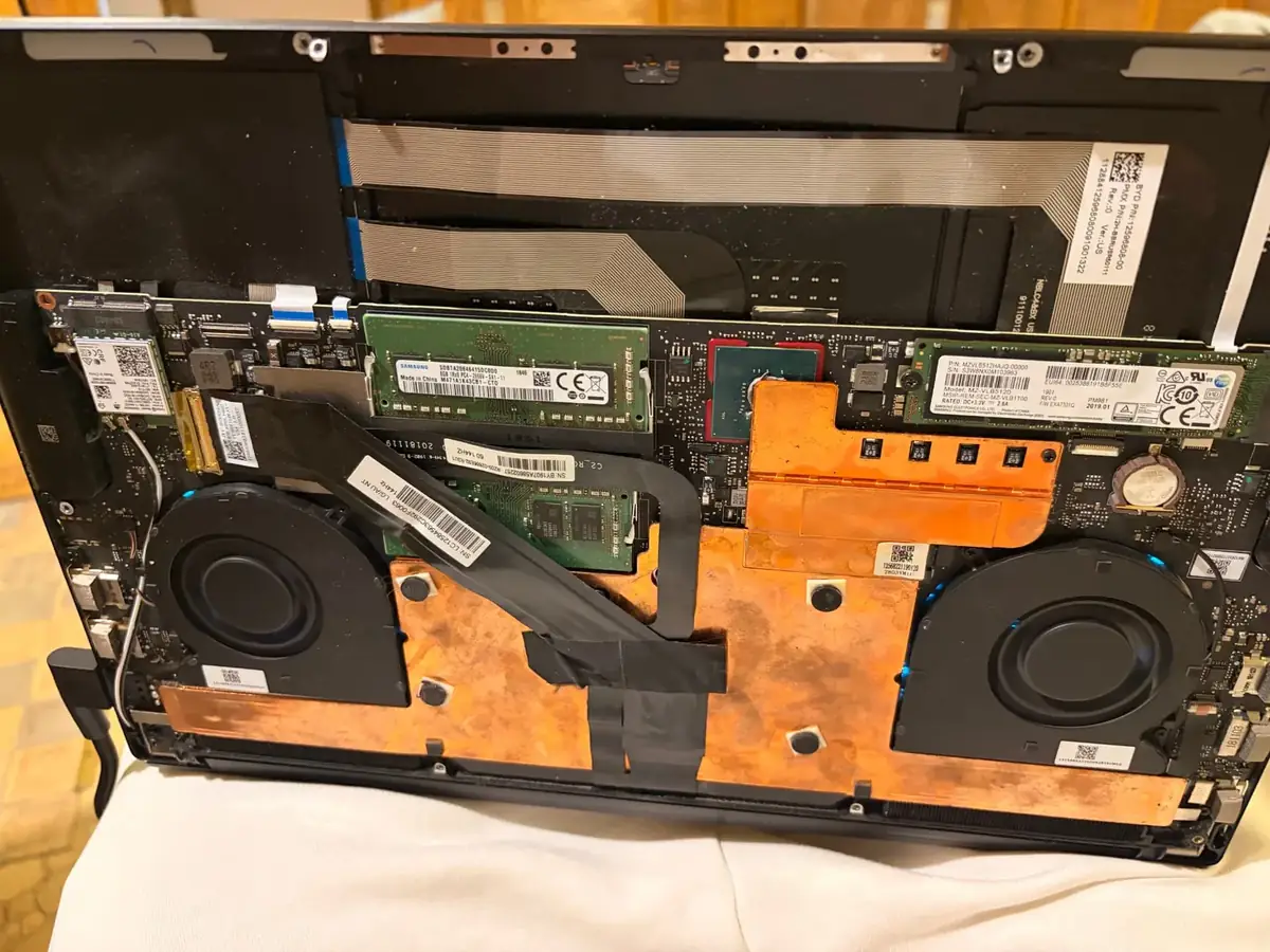 Ноутбук у розборі: заміна всіх термопрокладок і пасти на CPU та GPU